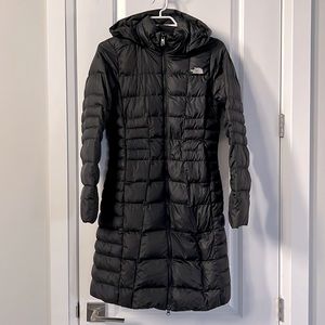 Northface long puffer jacket